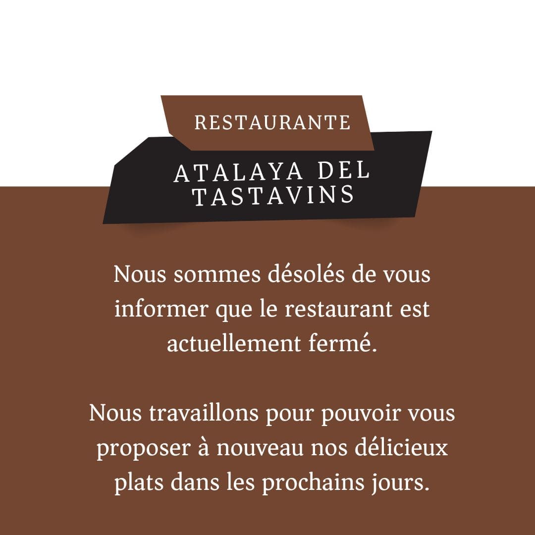 Restaurant fermé